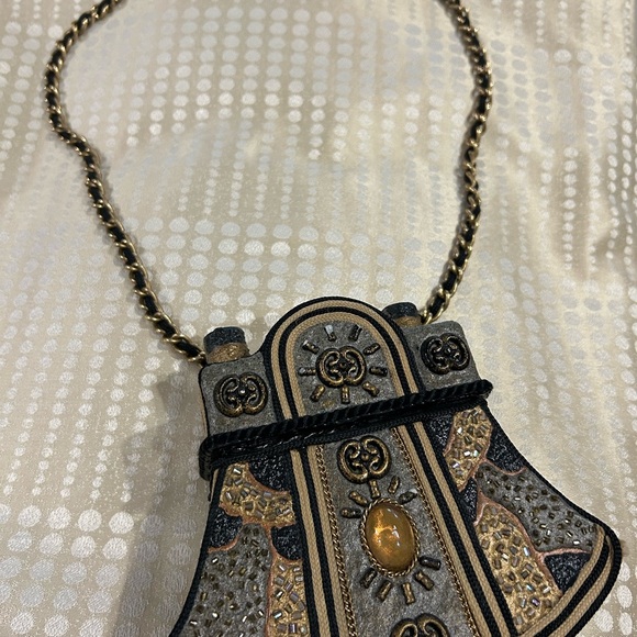 Handbags - Black and Gold Women's Box Bag